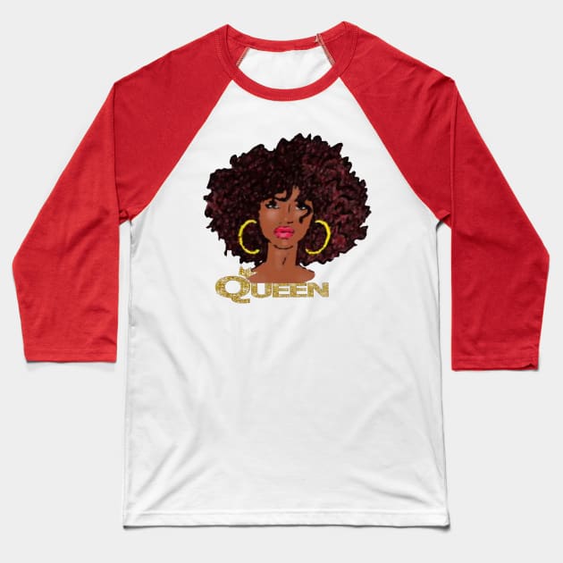 Queen of the Scene Baseball T-Shirt by dahJah